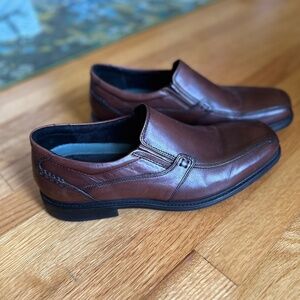 NWOT Clarks Loafers Men's 10 Leather brown